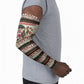Kenya Christmas Santa Wildlife Arm Sleeves Heri Ya Krismasi - Elephant Giraffe - Ugly Pixel Art