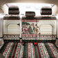 Kenya Christmas Santa Wildlife Back Car Seat Cover Heri Ya Krismasi - Elephant Giraffe - Ugly Pixel Art