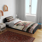 Kenya Christmas Santa Wildlife Bedding Set Heri Ya Krismasi - Elephant Giraffe - Ugly Pixel Art