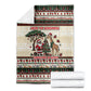 Kenya Christmas Santa Wildlife Blanket Heri Ya Krismasi - Elephant Giraffe - Ugly Pixel Art
