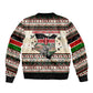 Kenya Christmas Santa Wildlife Bomber Jacket Heri Ya Krismasi - Elephant Giraffe - Ugly Pixel Art