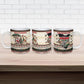 Kenya Christmas Santa Wildlife Ceramic Mug Heri Ya Krismasi - Elephant Giraffe - Ugly Pixel Art