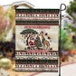 Kenya Christmas Santa Wildlife Garden Flag Heri Ya Krismasi - Elephant Giraffe - Ugly Pixel Art