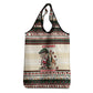 Kenya Christmas Santa Wildlife Grocery Bag Heri Ya Krismasi - Elephant Giraffe - Ugly Pixel Art