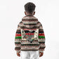 Kenya Christmas Santa Wildlife Kid Hoodie Heri Ya Krismasi - Elephant Giraffe - Ugly Pixel Art