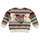 Kenya Christmas Santa Wildlife Kid Ugly Christmas Sweater Heri Ya Krismasi - Elephant Giraffe - Ugly Pixel Art