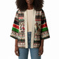 Kenya Christmas Santa Wildlife Kimono Heri Ya Krismasi - Elephant Giraffe - Ugly Pixel Art