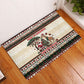 Kenya Christmas Santa Wildlife Rubber Doormat Heri Ya Krismasi - Elephant Giraffe - Ugly Pixel Art