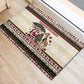 Kenya Christmas Santa Wildlife Rubber Doormat Heri Ya Krismasi - Elephant Giraffe - Ugly Pixel Art