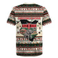 Kenya Christmas Santa Wildlife Rugby Jersey Heri Ya Krismasi - Elephant Giraffe - Ugly Pixel Art