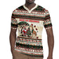 Kenya Christmas Santa Wildlife Rugby Jersey Heri Ya Krismasi - Elephant Giraffe - Ugly Pixel Art