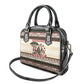 Kenya Christmas Santa Wildlife Shoulder Handbag Heri Ya Krismasi - Elephant Giraffe - Ugly Pixel Art