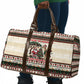 Kenya Christmas Santa Wildlife Travel Bag Heri Ya Krismasi - Elephant Giraffe - Ugly Pixel Art