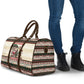 Kenya Christmas Santa Wildlife Travel Bag Heri Ya Krismasi - Elephant Giraffe - Ugly Pixel Art