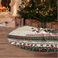 Kenya Christmas Santa Wildlife Tree Skirt Heri Ya Krismasi - Elephant Giraffe - Ugly Pixel Art