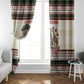 Kenya Christmas Santa Wildlife Window Curtain Heri Ya Krismasi - Elephant Giraffe - Ugly Pixel Art