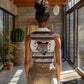 Kenya Christmas Santa Wildlife Women Sleeveless Polo Shirt Heri Ya Krismasi - Elephant Giraffe - Ugly Pixel Art