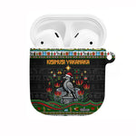 Zimbabwe Christmas Bird Elephant AirPods Case Kisimusi Yakanaka - Bird Victoria Falls - Ugly Pixel Art