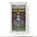 Zimbabwe Christmas Bird Elephant Baby Bed Cover Kisimusi Yakanaka - Bird Victoria Falls - Ugly Pixel Art