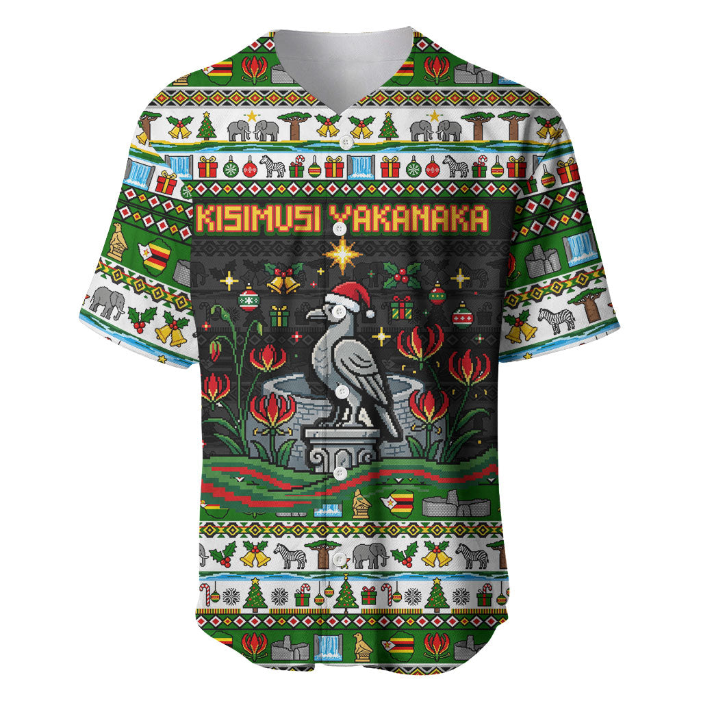 Zimbabwe Christmas Bird Elephant Baseball Jersey Kisimusi Yakanaka ...