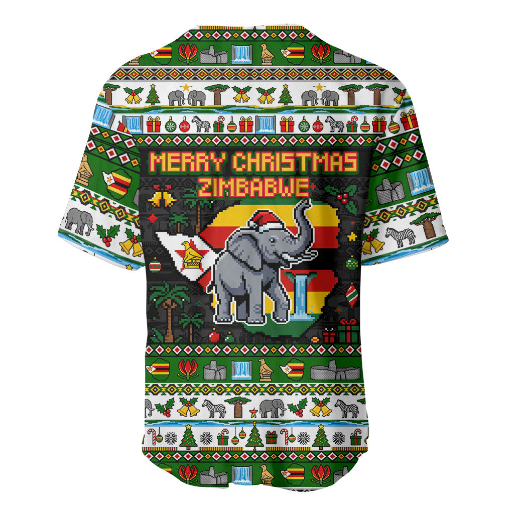 Zimbabwe Christmas Bird Elephant Baseball Jersey Kisimusi Yakanaka ...