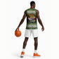 Zimbabwe Christmas Bird Elephant Basketball Jersey Kisimusi Yakanaka - Bird Victoria Falls - Ugly Pixel Art