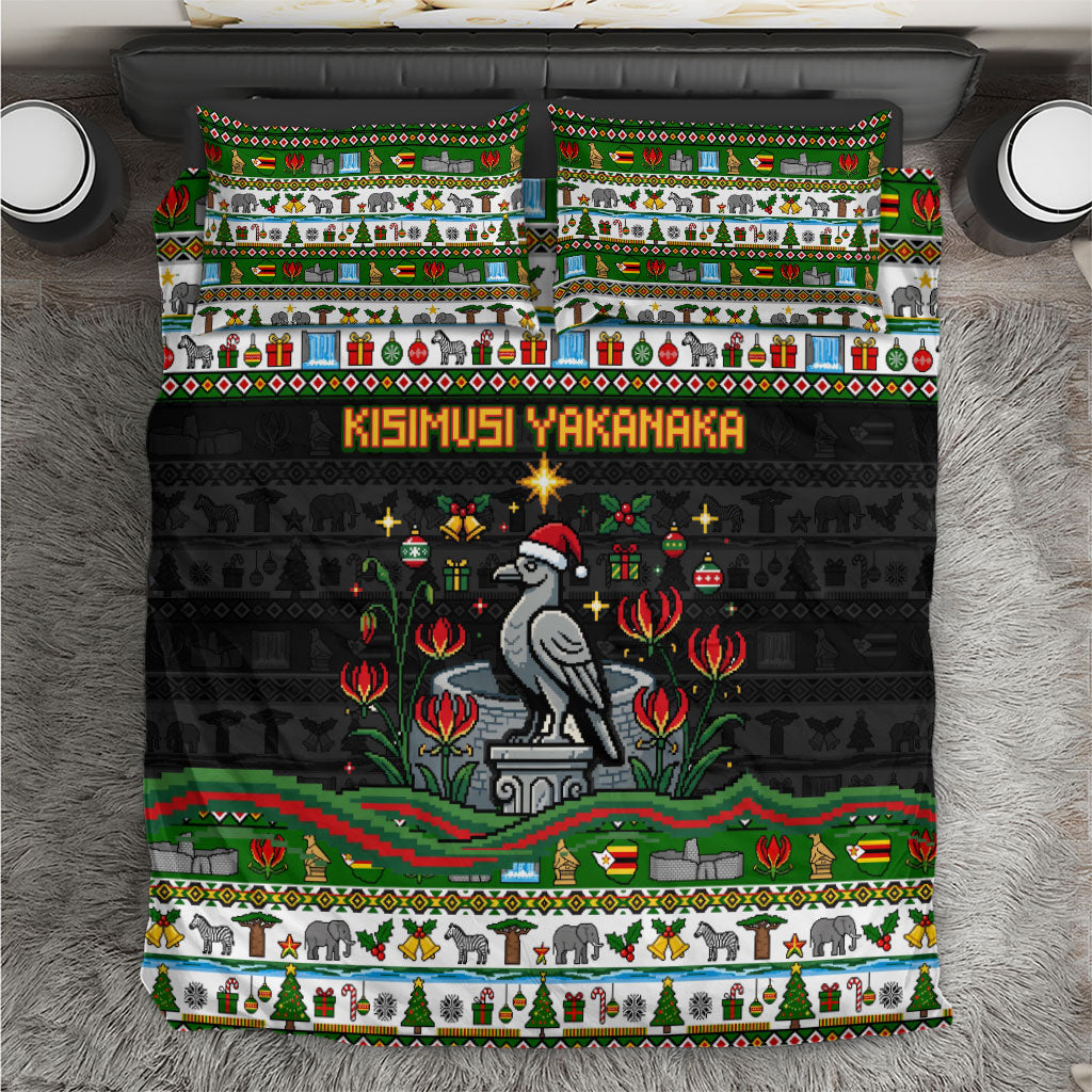 Zimbabwe Christmas Bird Elephant Bedding Set Kisimusi Yakanaka - Bird ...