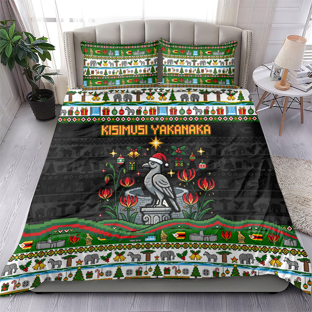 Zimbabwe Christmas Bird Elephant Bedding Set Kisimusi Yakanaka - Bird ...