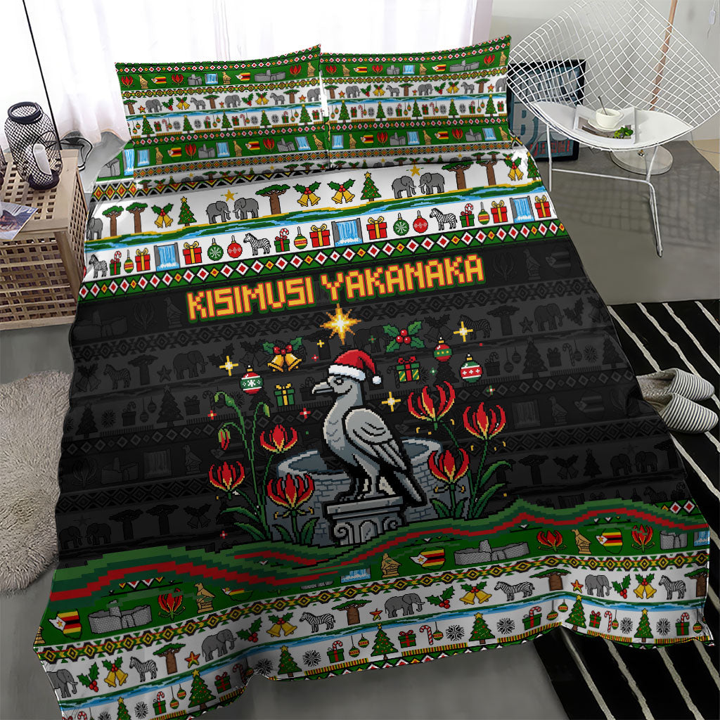 Zimbabwe Christmas Bird Elephant Bedding Set Kisimusi Yakanaka - Bird ...