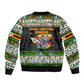 Zimbabwe Christmas Bird Elephant Bomber Jacket Kisimusi Yakanaka - Bird Victoria Falls - Ugly Pixel Art