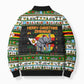Zimbabwe Christmas Bird Elephant Bomber Puffer Jacket Kisimusi Yakanaka - Bird Victoria Falls - Ugly Pixel Art