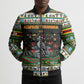 Zimbabwe Christmas Bird Elephant Bomber Puffer Jacket Kisimusi Yakanaka - Bird Victoria Falls - Ugly Pixel Art