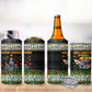Zimbabwe Christmas Bird Elephant 4 in 1 Can Cooler Tumbler Kisimusi Yakanaka - Bird Victoria Falls - Ugly Pixel Art