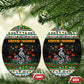 Zimbabwe Christmas Bird Elephant Ceramic Ornament Kisimusi Yakanaka - Bird Victoria Falls - Ugly Pixel Art
