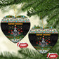 Zimbabwe Christmas Bird Elephant Ceramic Ornament Kisimusi Yakanaka - Bird Victoria Falls - Ugly Pixel Art