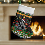 Zimbabwe Christmas Bird Elephant Christmas Stocking Kisimusi Yakanaka - Bird Victoria Falls - Ugly Pixel Art