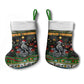 Zimbabwe Christmas Bird Elephant Christmas Stocking Kisimusi Yakanaka - Bird Victoria Falls - Ugly Pixel Art