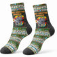 Zimbabwe Christmas Bird Elephant Crew Socks Kisimusi Yakanaka - Bird Victoria Falls - Ugly Pixel Art