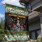 Zimbabwe Christmas Bird Elephant Garden Flag Kisimusi Yakanaka - Bird Victoria Falls - Ugly Pixel Art