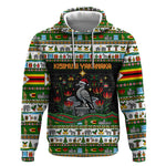 Zimbabwe Christmas Bird Elephant Hoodie Kisimusi Yakanaka - Bird Victoria Falls - Ugly Pixel Art