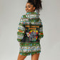 Zimbabwe Christmas Bird Elephant Hoodie Dress Kisimusi Yakanaka - Bird Victoria Falls - Ugly Pixel Art