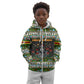 Zimbabwe Christmas Bird Elephant Kid Hoodie Kisimusi Yakanaka - Bird Victoria Falls - Ugly Pixel Art