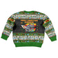 Zimbabwe Christmas Bird Elephant Kid Ugly Christmas Sweater Kisimusi Yakanaka - Bird Victoria Falls - Ugly Pixel Art