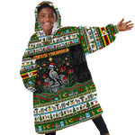 Zimbabwe Christmas Bird Elephant Kid Wearable Blanket Hoodie Kisimusi Yakanaka - Bird Victoria Falls - Ugly Pixel Art