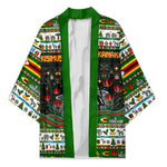 Zimbabwe Christmas Bird Elephant Kimono Kisimusi Yakanaka - Bird Victoria Falls - Ugly Pixel Art