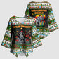 Zimbabwe Christmas Bird Elephant Kimono Sleeve Blouse Kisimusi Yakanaka - Bird Victoria Falls - Ugly Pixel Art