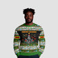 Zimbabwe Christmas Bird Elephant Ugly Christmas Sweater Kisimusi Yakanaka - Bird Victoria Falls - Ugly Pixel Art