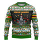 Zimbabwe Christmas Bird Elephant Ugly Christmas Sweater Kisimusi Yakanaka - Bird Victoria Falls - Ugly Pixel Art