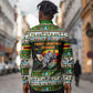 Zimbabwe Christmas Bird Elephant Long Sleeve Button Shirt Kisimusi Yakanaka - Bird Victoria Falls - Ugly Pixel Art