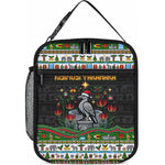 Zimbabwe Christmas Bird Elephant Lunch Bag Kisimusi Yakanaka - Bird Victoria Falls - Ugly Pixel Art